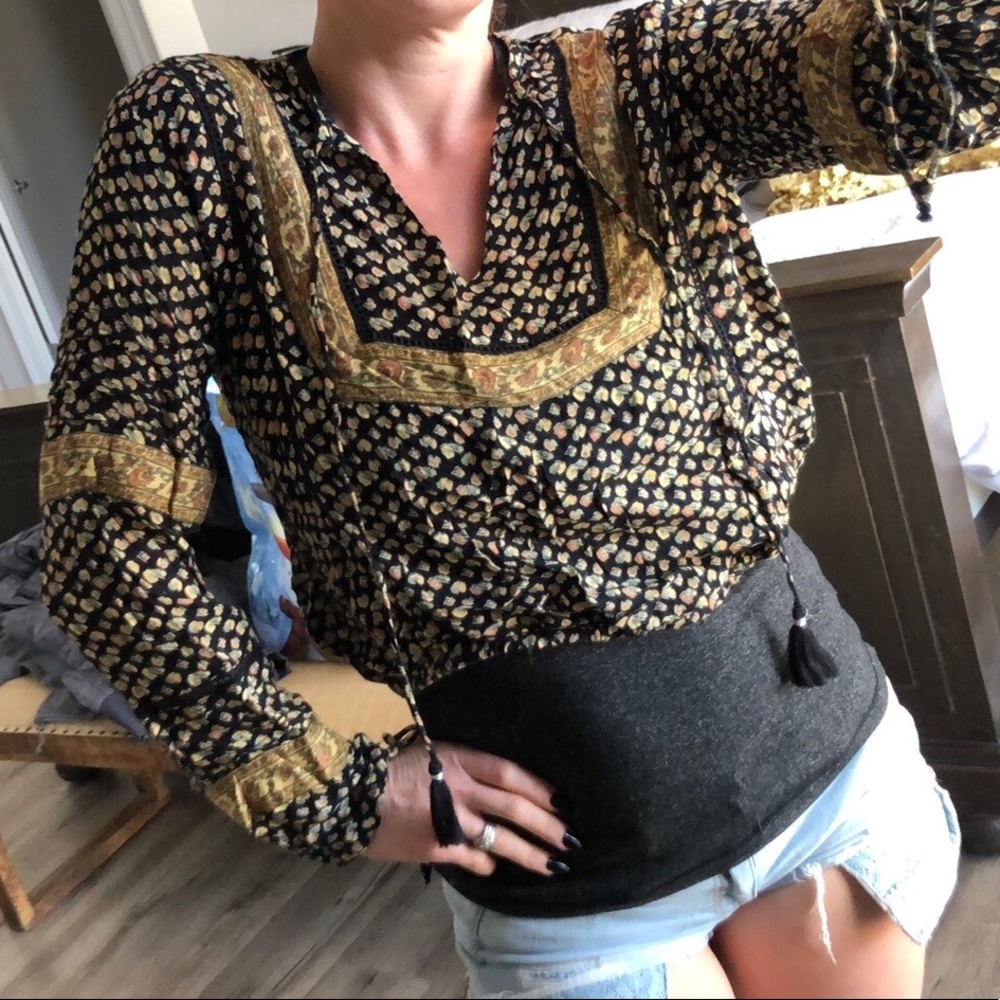 Bohemian blouse BNWT Society Amuse